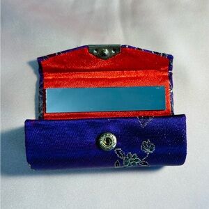 vintage lip stick holder with built in mirror